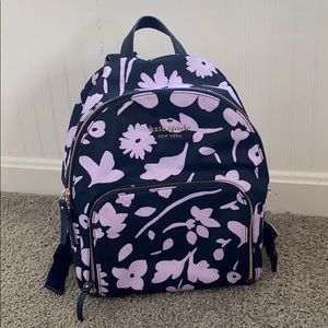 Kate Spade Mini Hartley Backpack Purple Floral